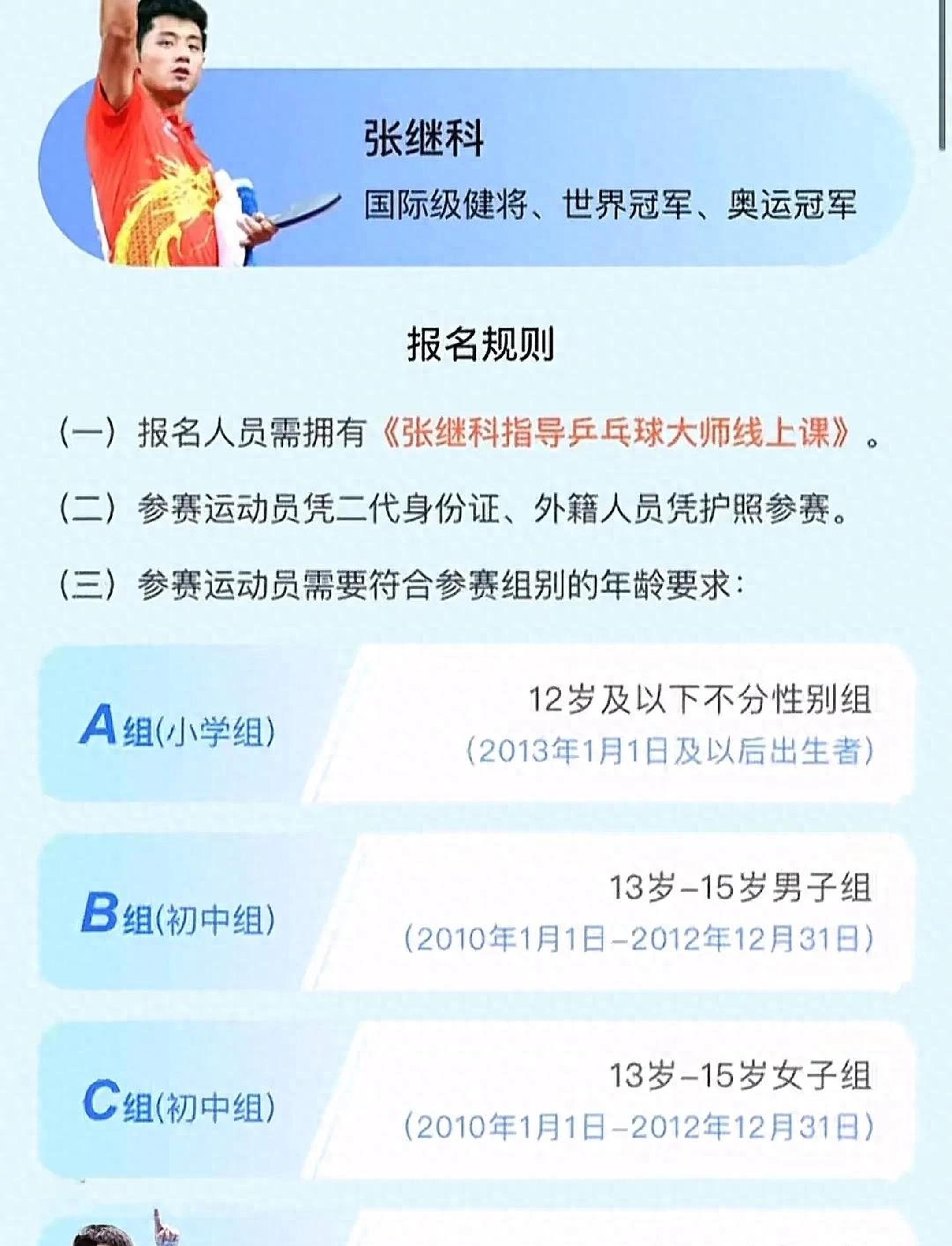 快评丨曾陷争议的乒乓球大满贯得主，能不能办“张继科杯”？的简单介绍